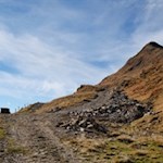 Auf anfangs breiten Wegen in Richtung Glaitner Hochjoch
