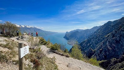 Punta Larici on lake Garda