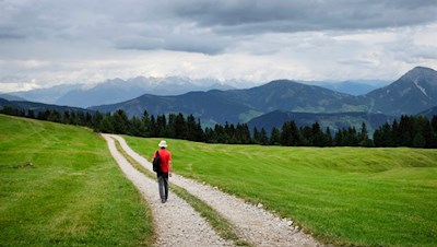 Der Rückweg von der Göma Hütte erfolgt auf dem Hinweg