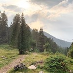 Atmosfera serale in val di Funes
