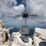 Gipfelkreuz des Piz Duleda