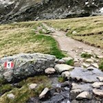Der letzte Teil der Wanderung folgt dem Weg Nr. 1