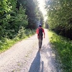 Sanft steigt der Weg in Richtung Allrissalm an