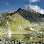 An den Ufern des friedvollen Grindlbergsees