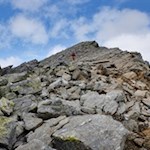 Anstieg über Blockwerk auf den Ahrner Kopf