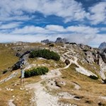 During the first world war about 14,000 soldiers lost their lives on Monte Piana