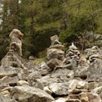 Stoanmandln, die einstigen Wegweiser der Hirten