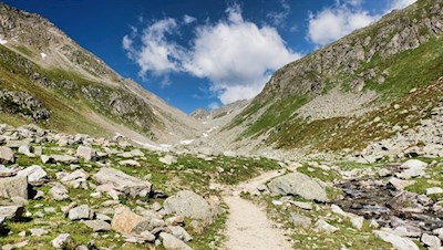 Anstieg auf die Edelrauthütte