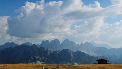 Auf dem Gabler scheinen die Geisler zum Greifen nah