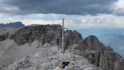 Auf der 2.985 m hohen Pisciaduspitze