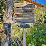 Von Gossensass folgt man dem Weg Nr. 21 nach Sterzing