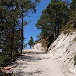 Der Weg auf die Völseggspitze führt stetig bergan