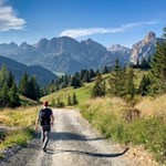Auf dem Rückweg nach Corvara öffnen sich malerische Ausblicke