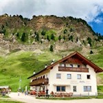 Die Mahlknechthütte auf 2.054 m Höhe