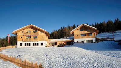 The new Roner mountain hut on the Alpe di Rodengo alp