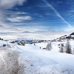 Sanft zieht sich der Wanderweg zur Sanon Hütte