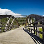 Brücke am Eingang ins Pragser Tal