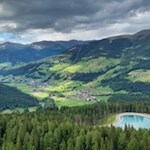 Ausblick von der Aussichtsplattform Rotwandwiesen