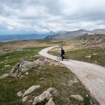 Der Weg auf das Rittner Horn erfreut sich auch bei Radfahrern großer Beliebtheit
