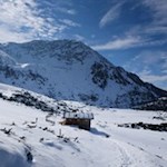 Friedvolles Schneetreiben auf der Villanderer Alm