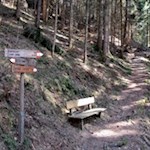 Die Wanderung zum Fonteklaus ist gut ausgeschildert