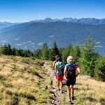 Der Rückweg vom Terner Jöchl erfolgt auf dem Hinweg