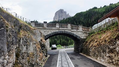 Hier verkehrte einst die Grödner Bahn