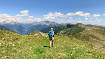 Wandern auf dem Pfunderer Höhenweg