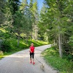 Wandern mit Hund zur Petersberger Leger Alm