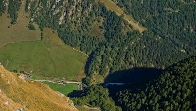 Auf dem Weg zum Marblsee gewinnt man schnell an Höhe