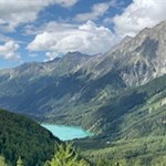 Unser Blick fällt auf den Antholzer See