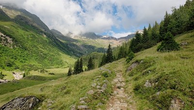 Die sanft ansteigenden Wege zur Furtalm sind ideal für Ausflüge mit der ganzen Familie