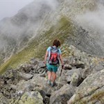 Über den blockigen Südwesthang auf das Gaisjoch