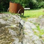 Wagenspurrillen aus der Römerzeit nahe Elvas