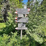 Die Wanderung zur Starkenfeldhütte ist gut ausgeschildert