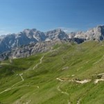 Bereits auf dem Weg zum Peitlerkofel erschließen sich malerische Ausblicke