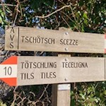 Unsere Wanderung um Pinzagen ist gut beschildert