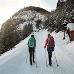 Durch das winterliche Lazzacher Tal zur Stadlalm