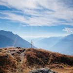 Wetterkreuz auf dem Weg zur Flecknerhütte