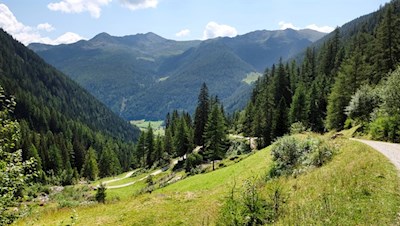 Auf anfangs breiten Wegen zur Göge Alm