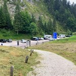 Die Wanderung auf die Laugenspitze beginnt auf dem Gampenpass