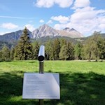Blick auf Meran 2000 und den spitz zulaufenden Ifinger
