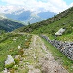 Auf dem schön angelegten Wanderweg Nr. 25 auf das Gorner Joch