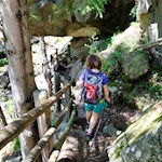 Bei Nässe erfordert diese Wanderung Trittsicherheit