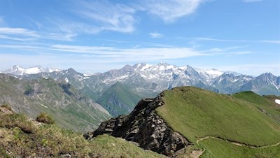 Gipfelblick zu den Zillertaler Gletschern