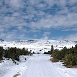 Das Totenkirchl taucht bereits in der Ferne auf