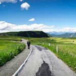 Der Weg zur Edelweißhütte kann auch mit dem Kinderwagen befahren werden