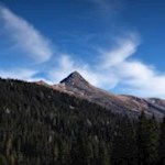 Der markante Knieberg liegt knapp hinter der Südtiroler Landesgrenze