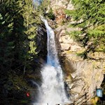 Am oberen Barbianer Wasserfall