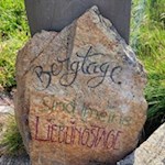 Gipfelstein auf dem Saxenle